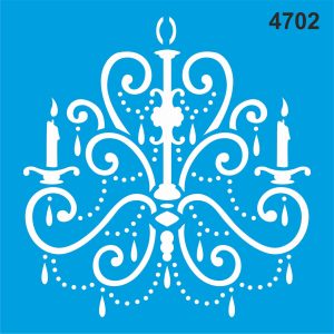 Chandelier Stencil
