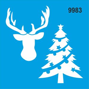 Deer And Pine Tree